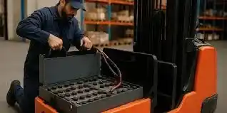 عیبیابی باتری لیفتراک